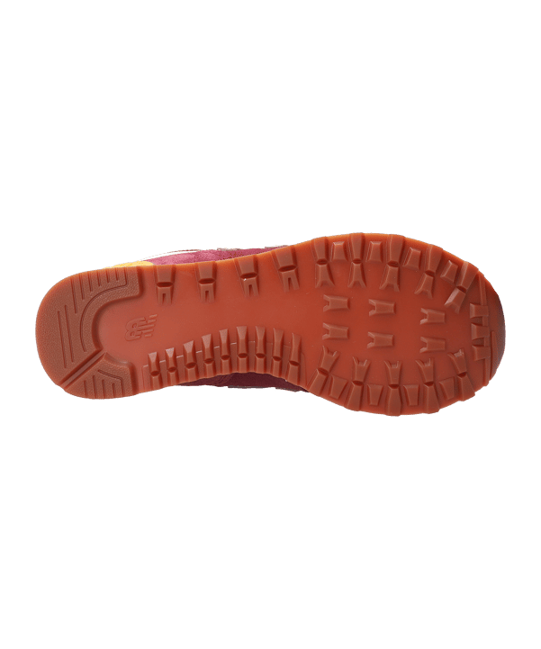 New Balance 574 Damen Rot Gelb FVN2 - rot