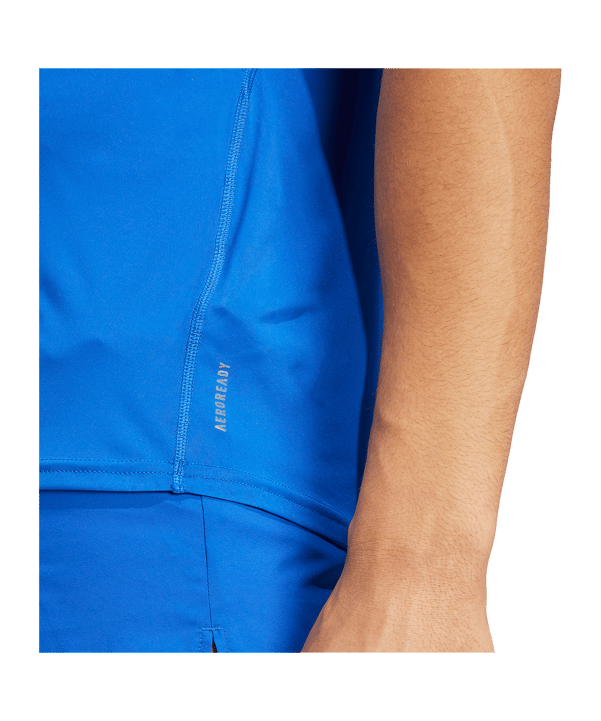 adidas Adizero T-Shirt Blau - blau