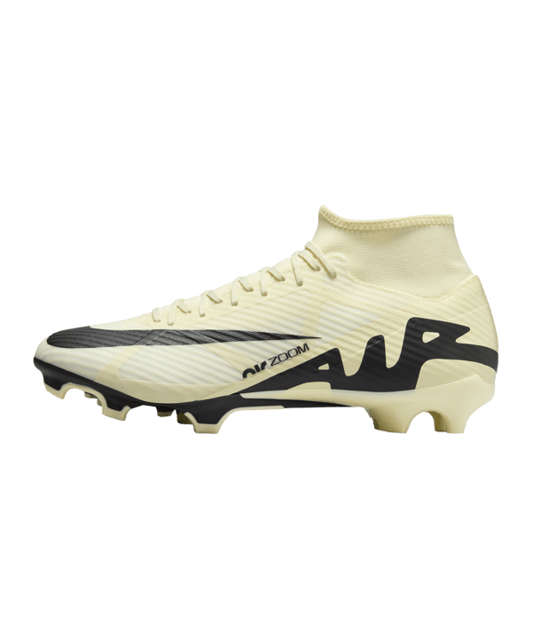 Nike Air Zoom Mercurial Superfly IX Academy FG/MG Mad Ready Beige Schwarz F700 - beige