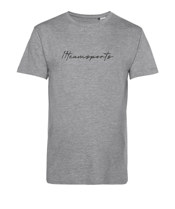11teamsports Handwriting T-Shirt Grau Schwarz - grau