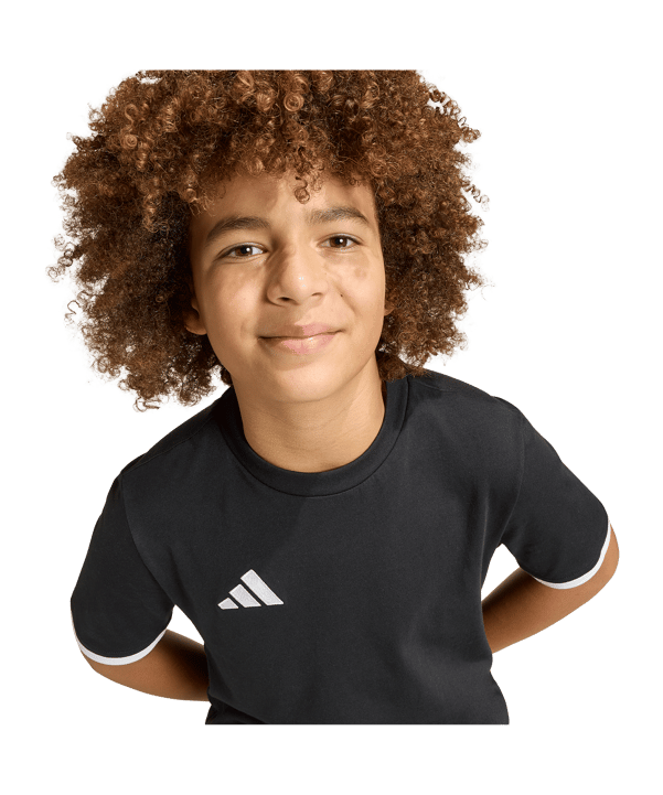 adidas Entrada 26 Trainingsshirt Kids Schwarz - schwarz