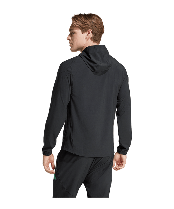 adidas FAF Algerien Tiro Tech Travel Jacke Schwarz - schwarz
