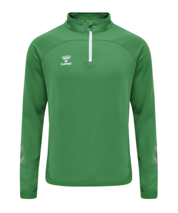 Hummel hmlLEAD HalfZip Sweatshirt Grün F6235 - gruen