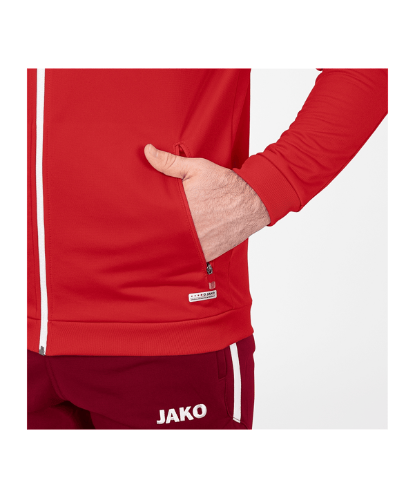 JAKO Champ 2.0 Giacca da allenamento Rosso C001 - rosso