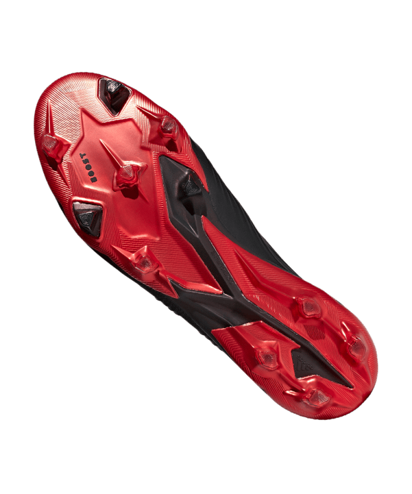 adidas Predator 18+ FG Schwarz Rot - schwarz