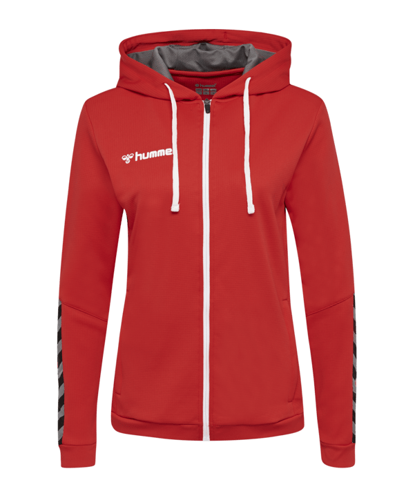 Hummel Authentic Poly Kapuzenjacke Damen F3062 - rot
