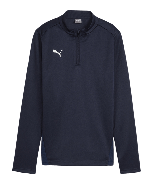 PUMA teamGOAL Training 1/4 Zip Sweatshirt Damen  Blau F06 - dunkelblau