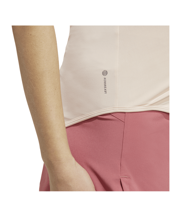 adidas Maternity Trainings Tanktop Damen Rosa - beige