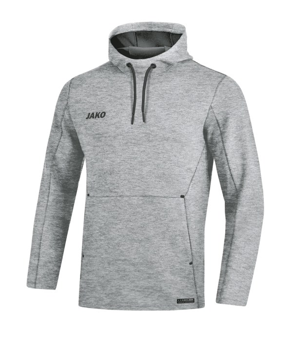 JAKO Premium Basic Kapuzensweatshirt Grau F40 - grau