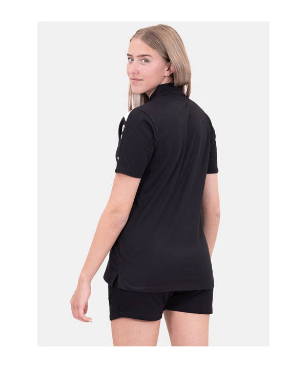 JAKO Power Poloshirt Damen Schwarz Weiss F800 - schwarz