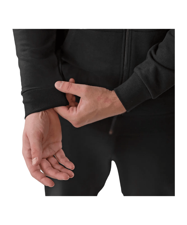 JAKO Base Jas met capuchon Zwart K008 - zwart