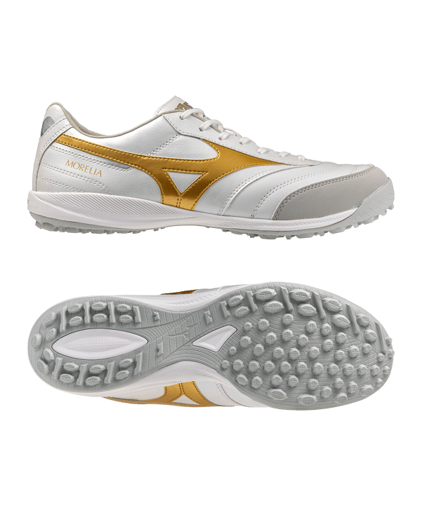 Mizuno Morelia Sala Pro TF Bright Gold Weiß F50 - weiss