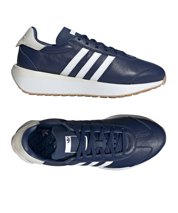 adidas Originals Country XLG Blau Weiss - blau