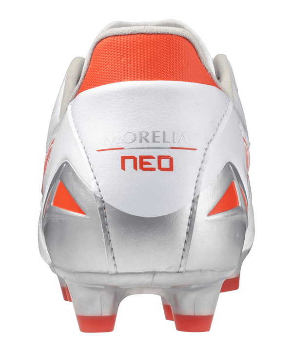 Mizuno Morelia Neo IV Pro FG Charge Weiss Rot F60 - weiss