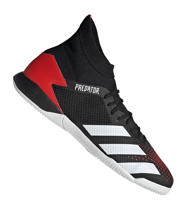 adidas Predator Mutator 20.3 IN Halle Schwarz Rot - schwarz