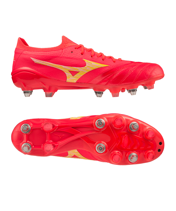 Mizuno Morelia Neo IV Made in Japan Mix Release Rot Gelb F64 - rot