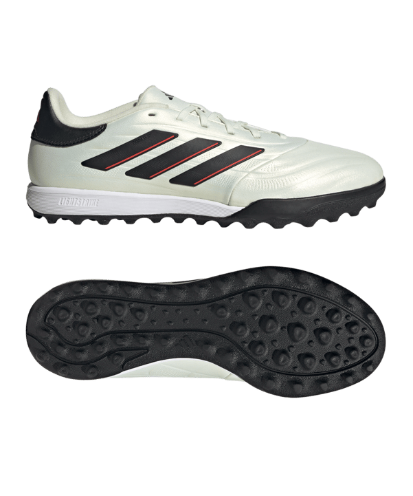 adidas COPA Pure 2 League TF Solar Energy Weiss Schwarz Rot - weiss