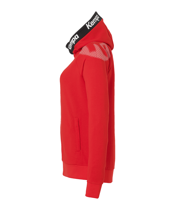 Kempa Veste à capuche Rouge C04 - rouge