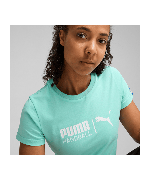 PUMA Handball T-Shirt Damen Grün F08 - gruen