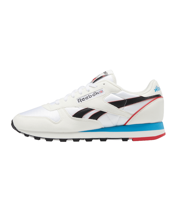 Reebok Classic Leather Weiss Blau Rot - weiss
