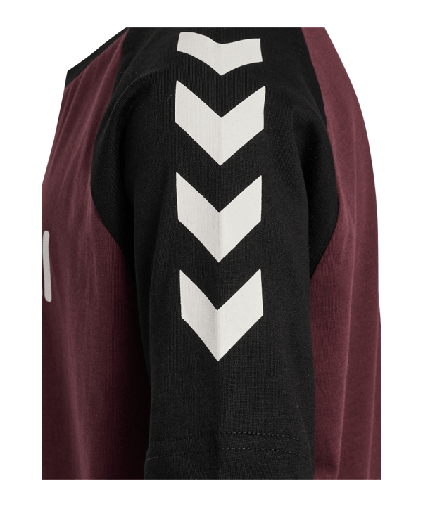 hummel Logo S/S T-shirt Bambini Viola C3016 - lilla