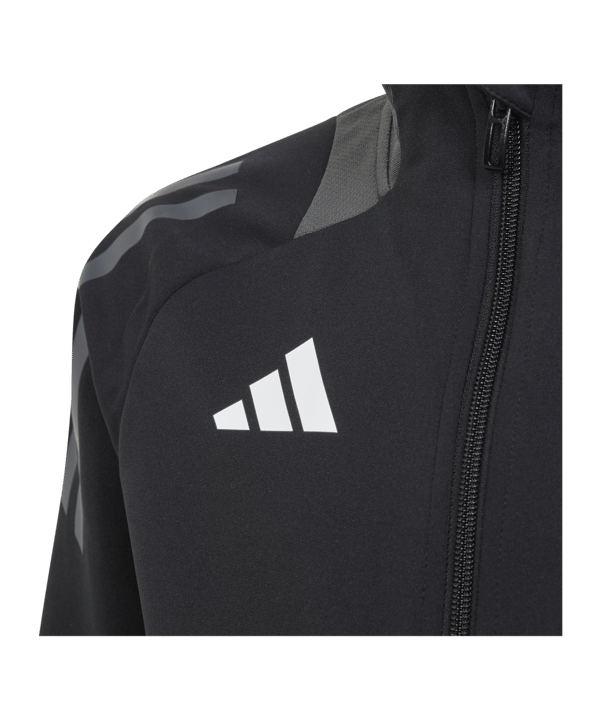 adidas Tiro 24 Competition Trainingsjacke Kids Schwarz - schwarz