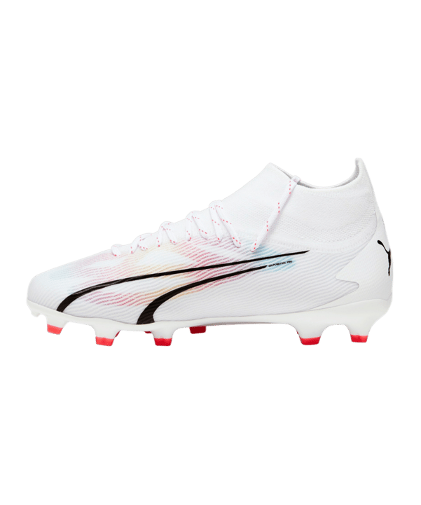 PUMA ULTRA Pro FG/AG Breakthrough Jr Kids Weiss Rot F01 - weiss