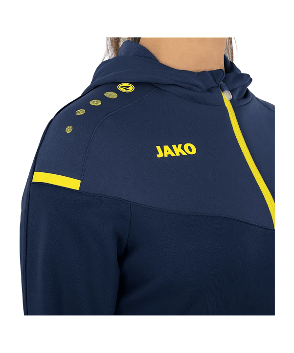JAKO Champ 2.0 Giacca con cappuccio Donna Blu C093 - blu