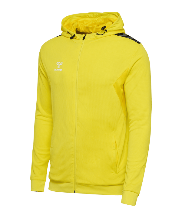 Hummel Authentic Pl Kapuzenjacke Gelb F5269 - gelb