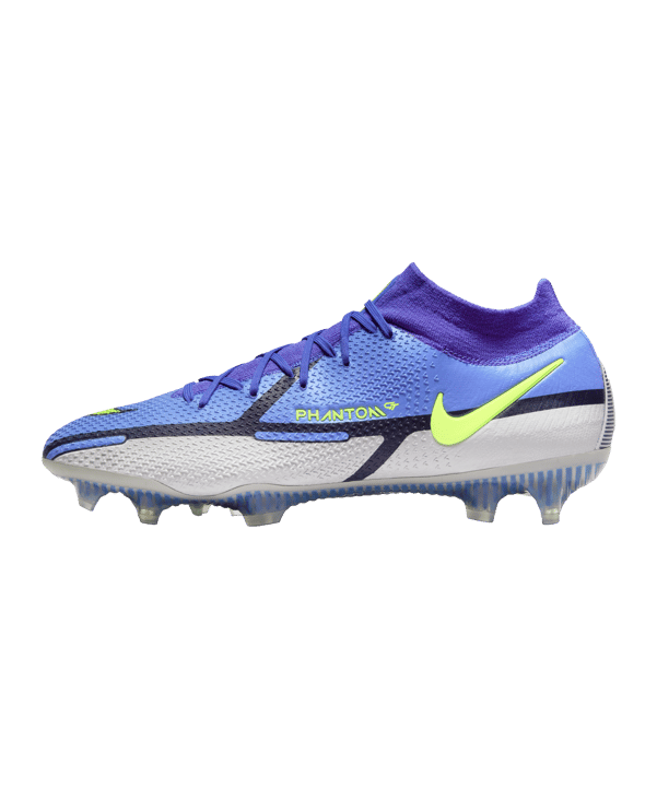 Nike Phantom GT2 Recharge Elite DF FG Blau Gelb Grau F570 - blau