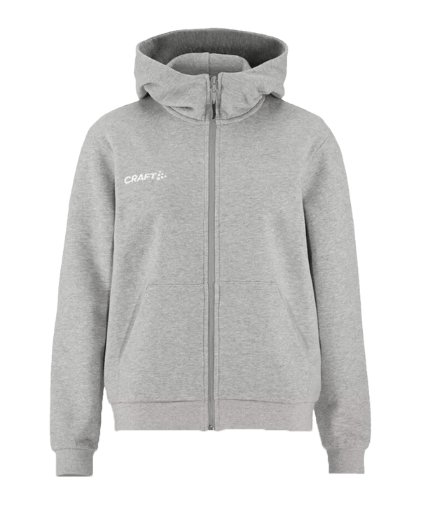 Craft Community 2.0 Logo Damen Kapuzenjacke Grau  F950000 - grau