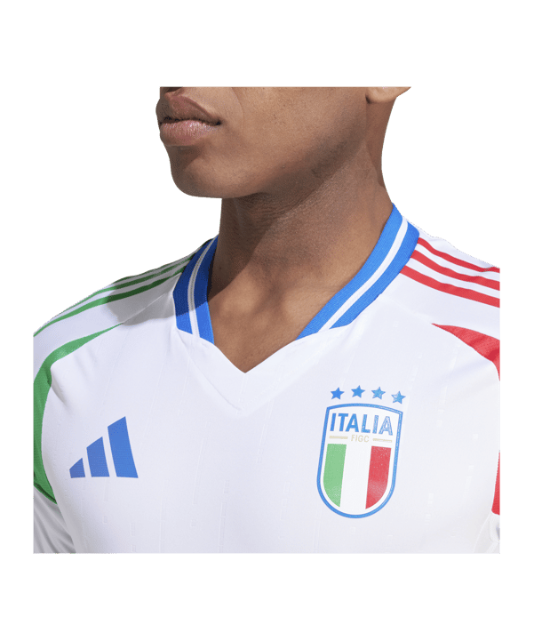 adidas Italien Auth. Trikot Away EM 2024 Weiss - weiss