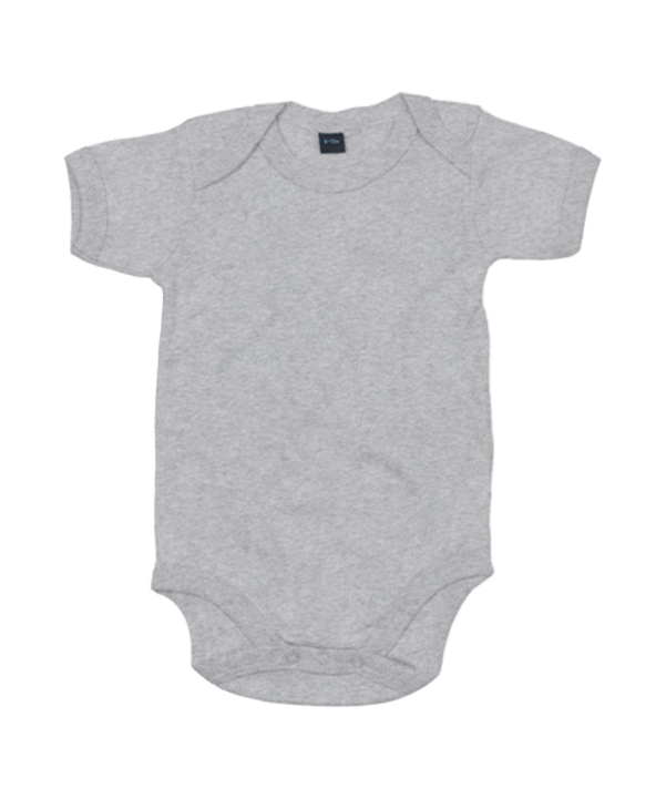 Merch Baby Body Heather Grey Melange FHG - grau