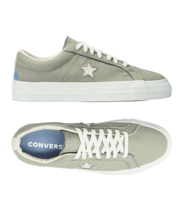 Converse X Tri Panel One Star OX Sneaker Grün - gruen