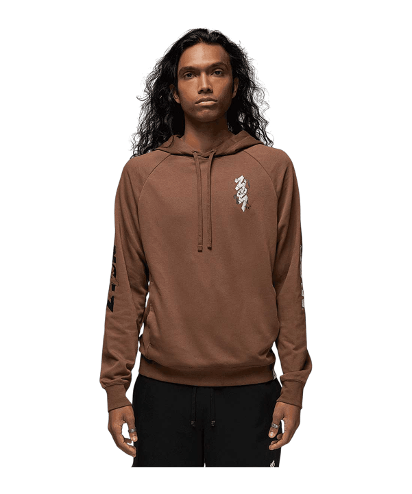 Jordan Zion Graphic Hoody Braun F244 - braun