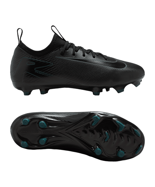 Nike Jr Air Zoom Mercurial Vapor XVI Academy FG/MG Shadow Kids Schwarz F002 - schwarz