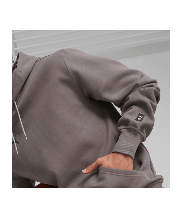 PUMA Hoops Team Hoody Grau F02 - grau