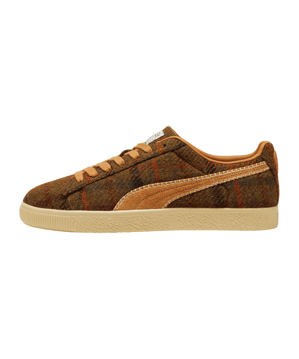 PUMA Clyde Harris Tweed Sneaker Braun F02 - braun