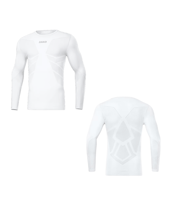 JAKO Comfort Recycelt langarm Weiss F000 - weiss