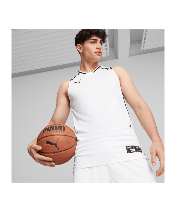 PUMA Hoops Team Game Trikot Weiss F02 - weiss
