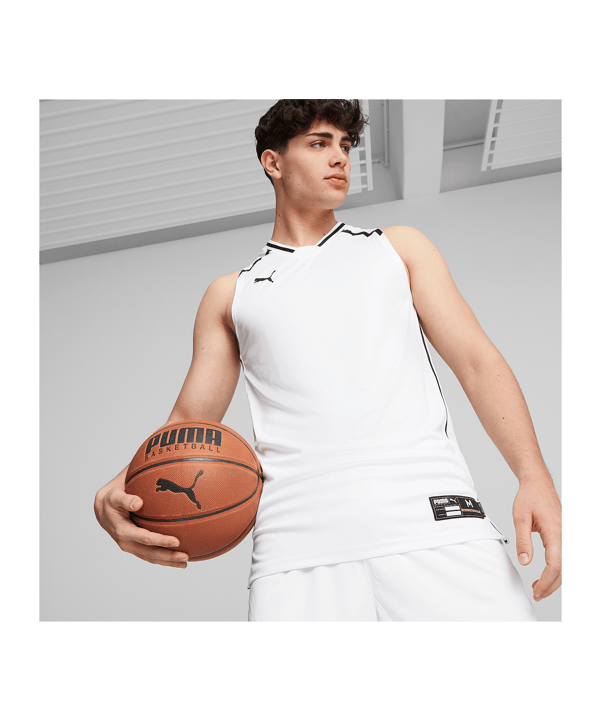PUMA Hoops Team Game Trikot Weiss F02