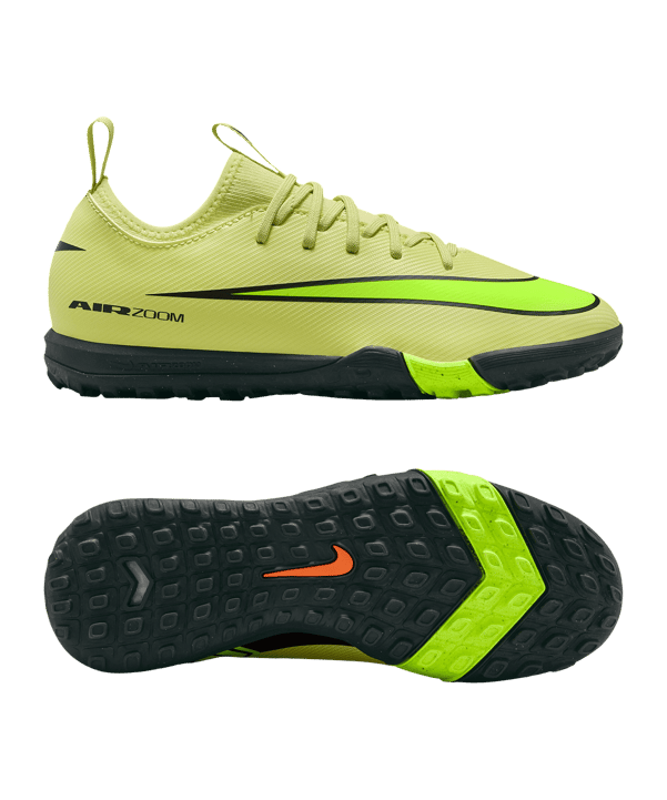 Nike Jr Air Zoom Mercurial Vapor XVI Academy TF Max Voltage Kids Gelb F300 - gelb