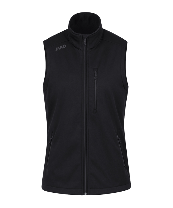 JAKO Premium Softshellweste Damen Schwarz F800 - schwarz