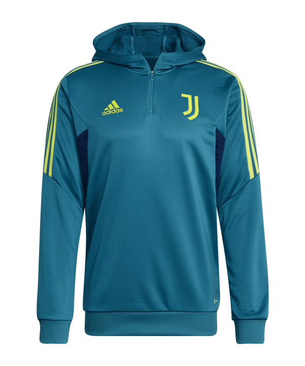 adidas Juventus Turin HalfZip Sweatshirt Blau - blau