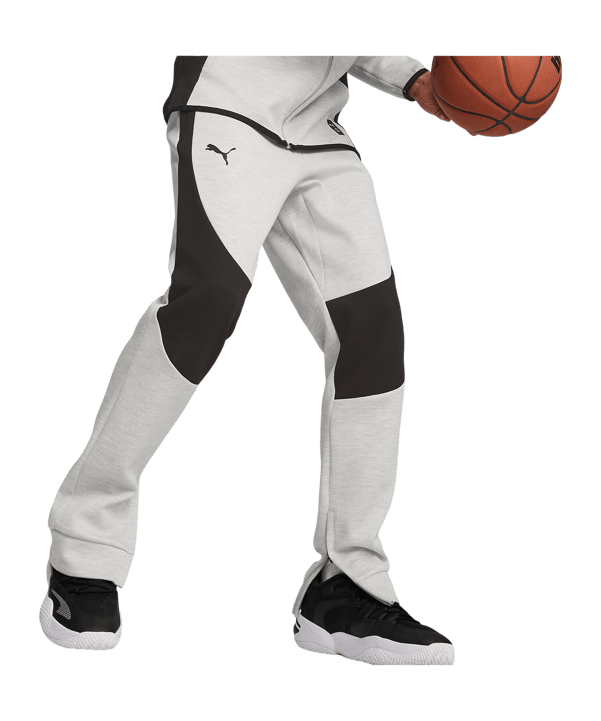PUMA Hoops team Dime joggingbroek grijs F02 - grijs