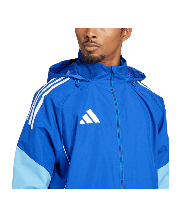 adidas Tiro 25 Competition Regenjacke Blau - blau