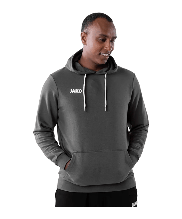 JAKO Sweatshirt à capuche Enfants Gris C021 - gris