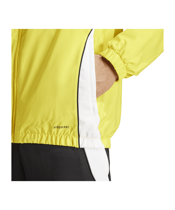 adidas Tiro 24 Windbreaker Gelb Weiss Schwarz - gelb