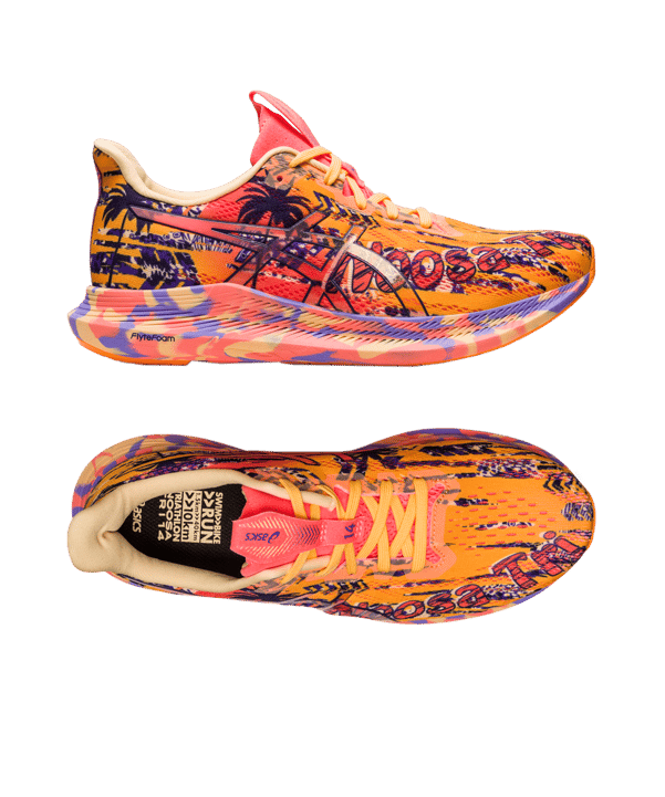 Asics Noosa Tri 14 Damen Orange Rot F800 Laufschuh - orange