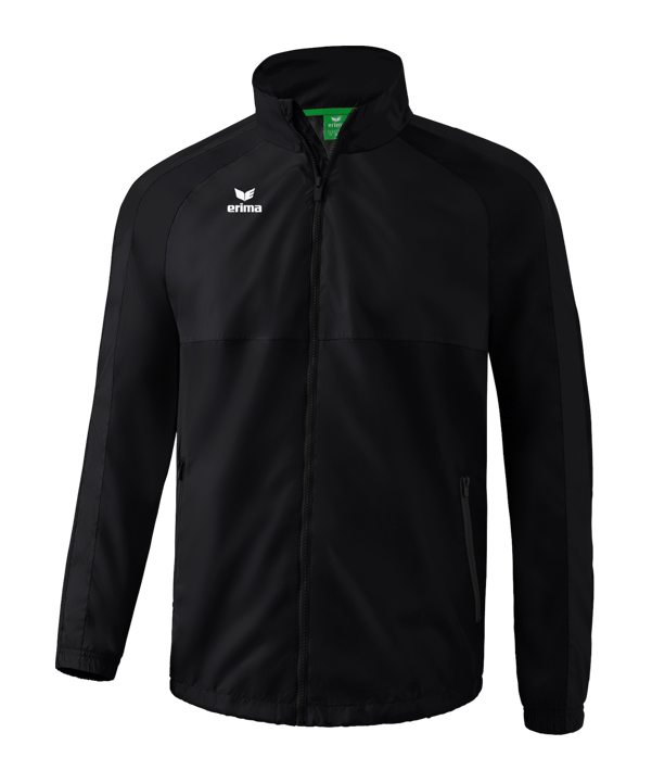 Erima Team Allwetterjacke Kids Schwarz - schwarz